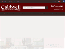 Tablet Screenshot of caldwellfurniture.net